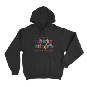 Legends Alphabet Hoodie Black