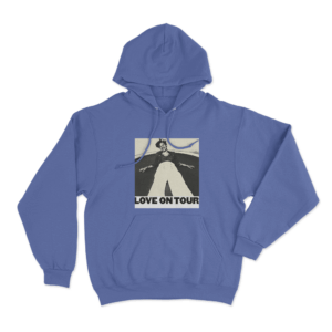 Love Poster Hoodie Blue